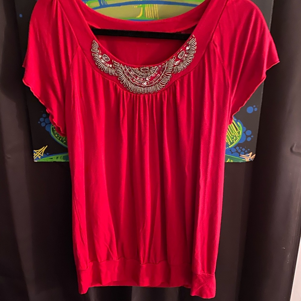 Red Blouse.